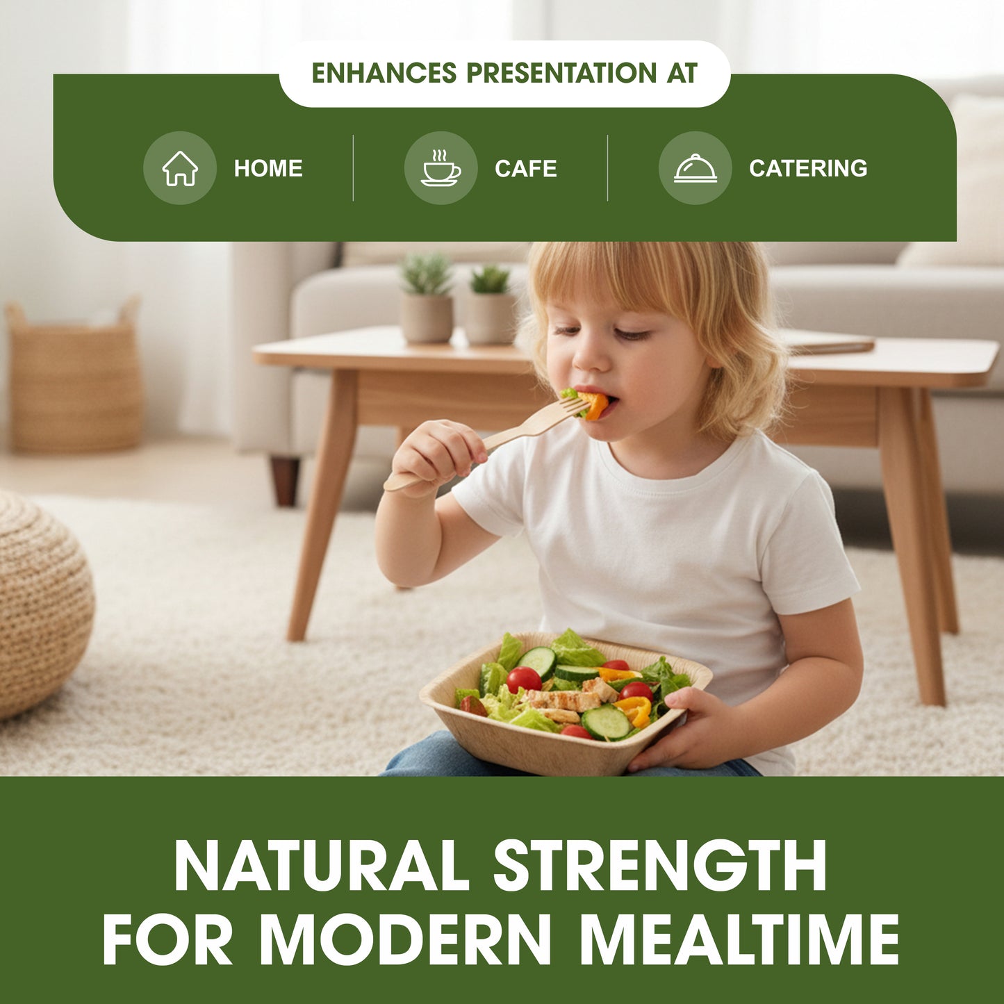 Disposable Birch Wood Wooden Forks 16cm – Sturdy Single-Use Cutlery for Parties, Catering & Events – Pair with Disposable Plates Bowls & Serving Trays (Fork | 16cm)